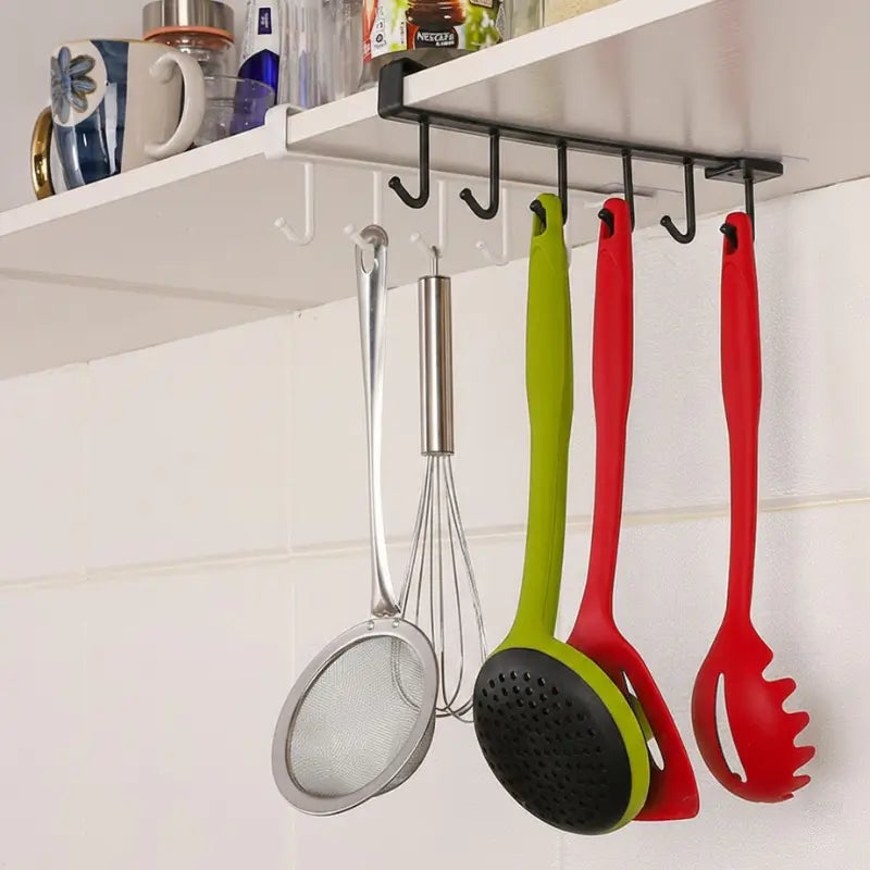 RailGlide Organization Hanger with 6 Hooks