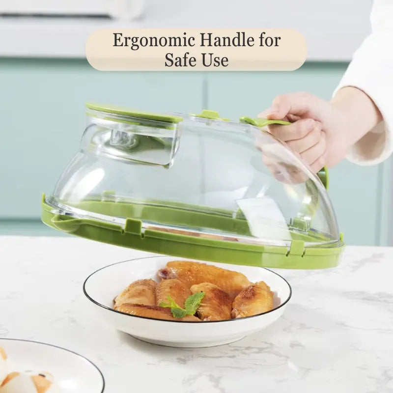 ClearShield Microwave Cover with Steam Valve