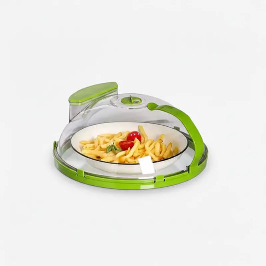 ClearShield Microwave Cover with Steam Valve