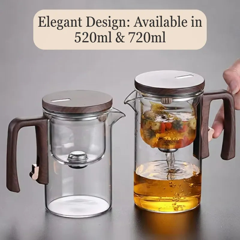MagnoTea Glass Teapot with Magnetic Filter
