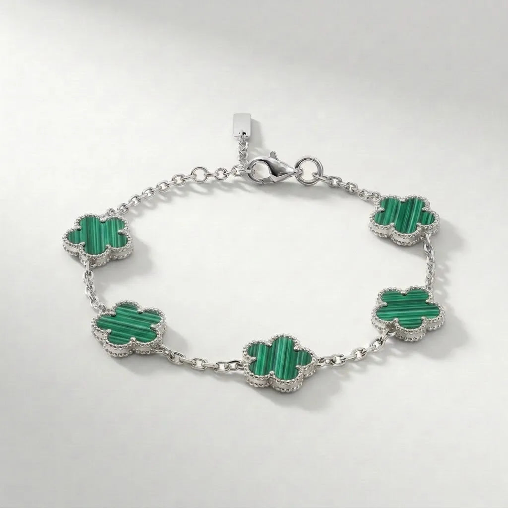 Alba Clover Bracelet Silver