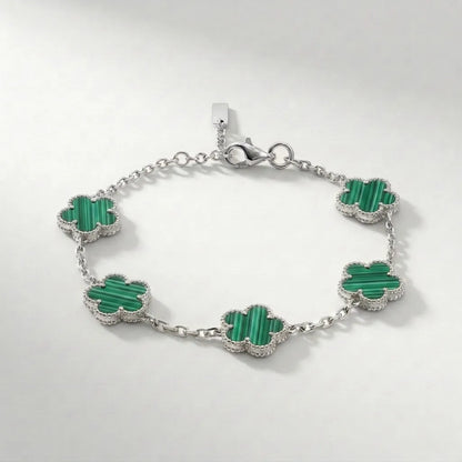 Alba Clover Bracelet Silver