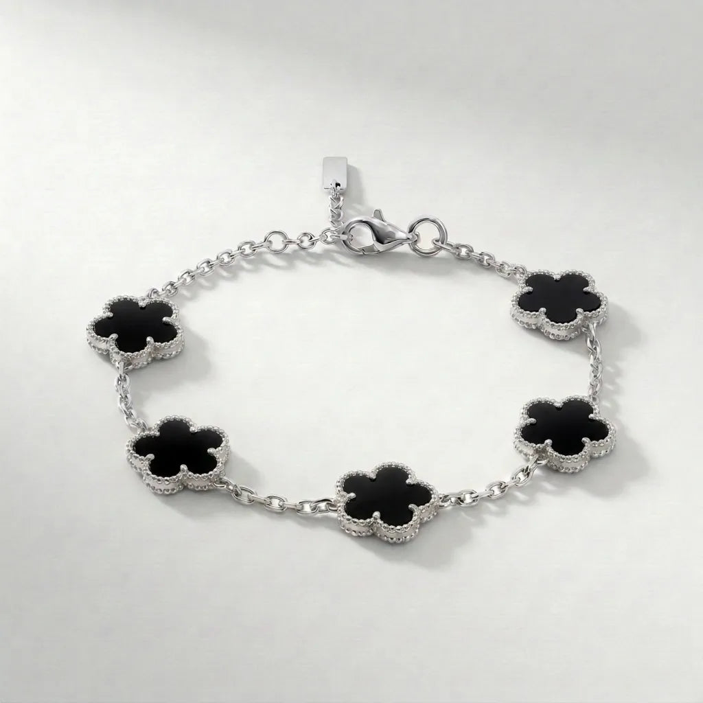 Alba Clover Bracelet Silver