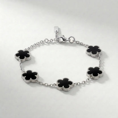 Alba Clover Bracelet Silver