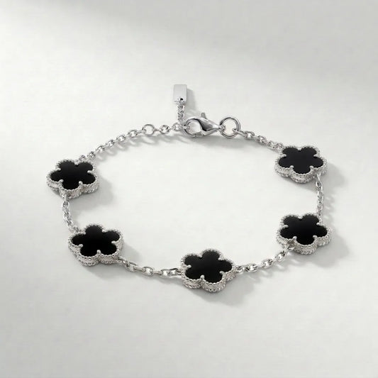 Alba Clover Bracelet Silver