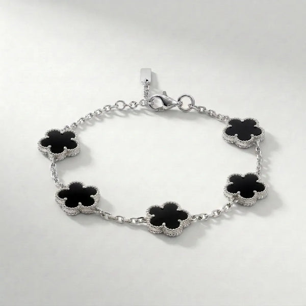 Alba Clover Bracelet Silver
