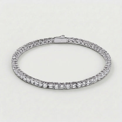 Eclat Tennis Bracelet 3MM (Silver Plated)