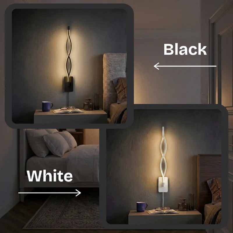 Vortex Spiral Wall Lamp