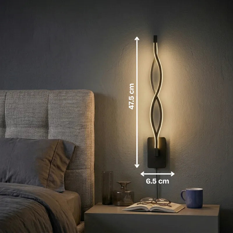 Vortex Spiral Wall Lamp