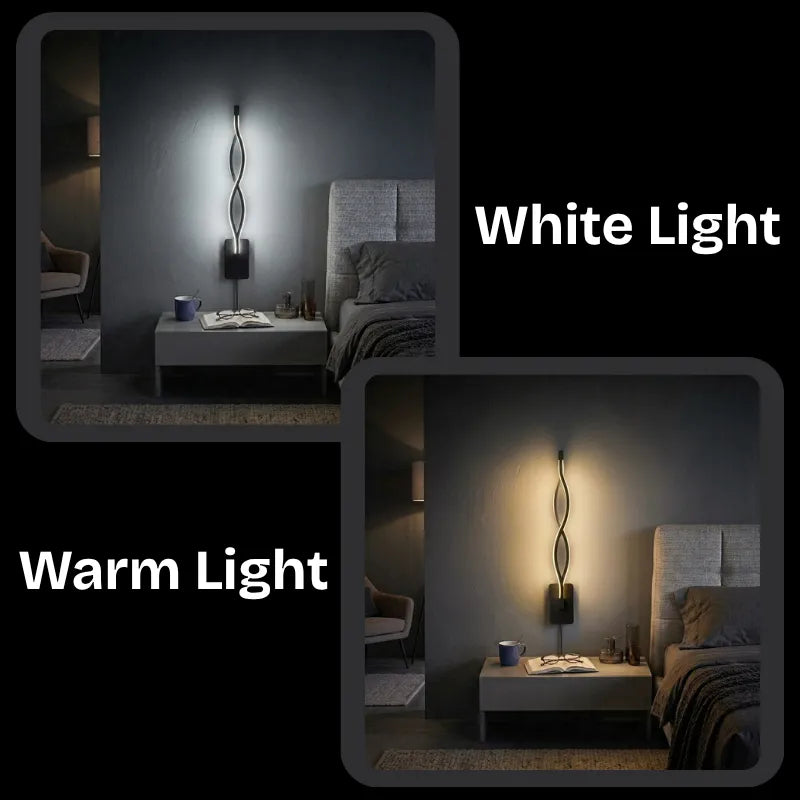 Vortex Spiral Wall Lamp