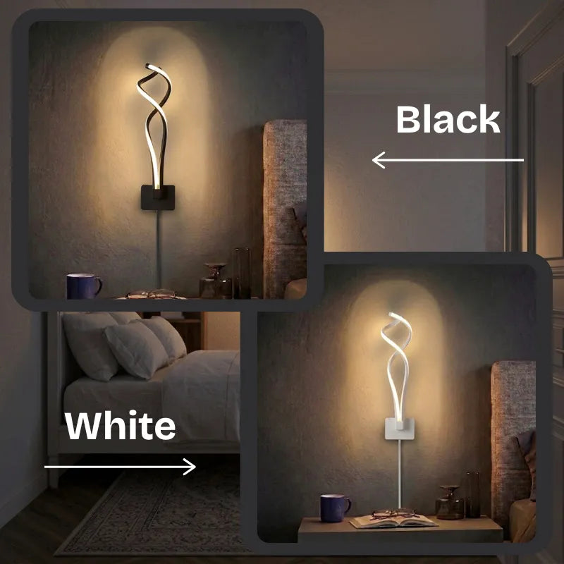 Flame Twist Wall Lamp