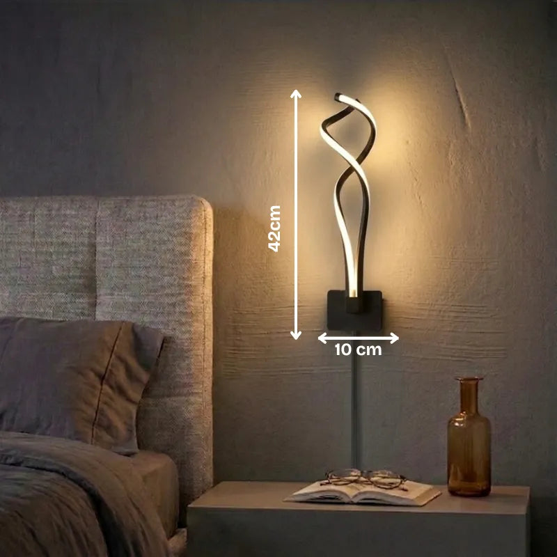 Flame Twist Wall Lamp