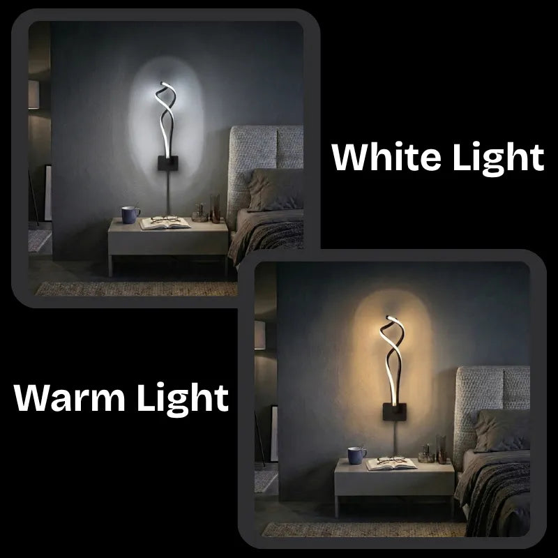 Flame Twist Wall Lamp