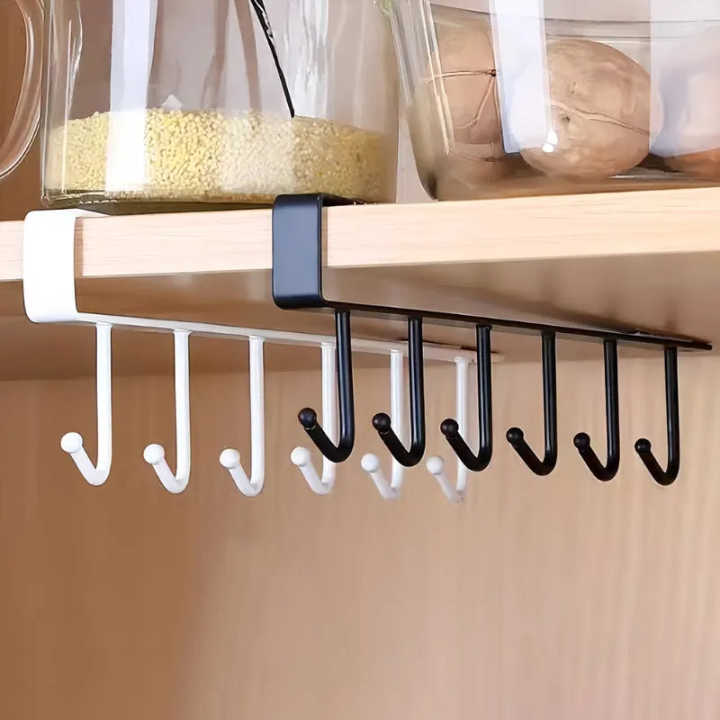 RailGlide Organization Hanger with 6 Hooks