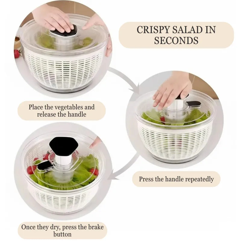 PureSpin Pro Pressed Salad Dryer (6.3 QT)
