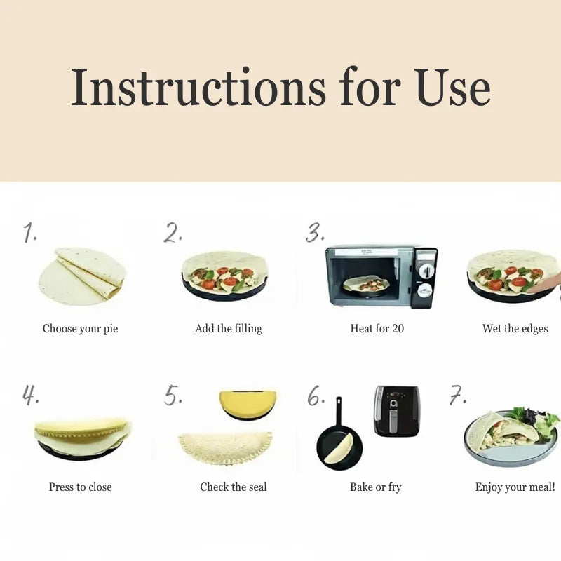 SealPress Multifunctional 3-in-1 Tortilla Press