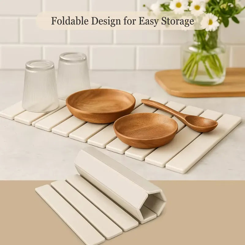 HydroDry Foldable Diatomite Drying Mat