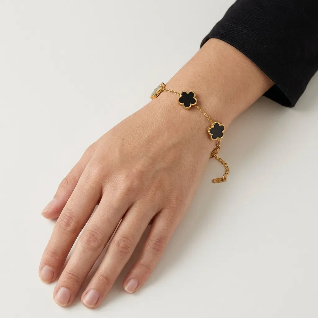Alba Clover Bracelet Gold