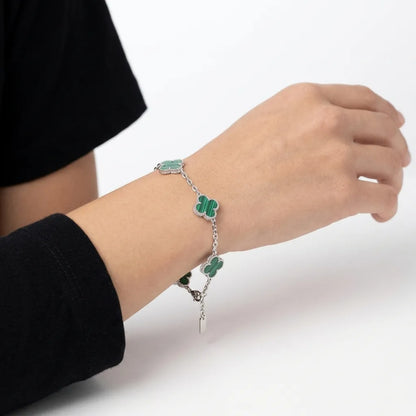 Alba Clover Bracelet Silver