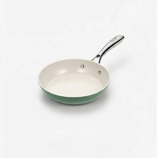 IvoryChef Non-Stick Frying Pan with White Ceramic Coating