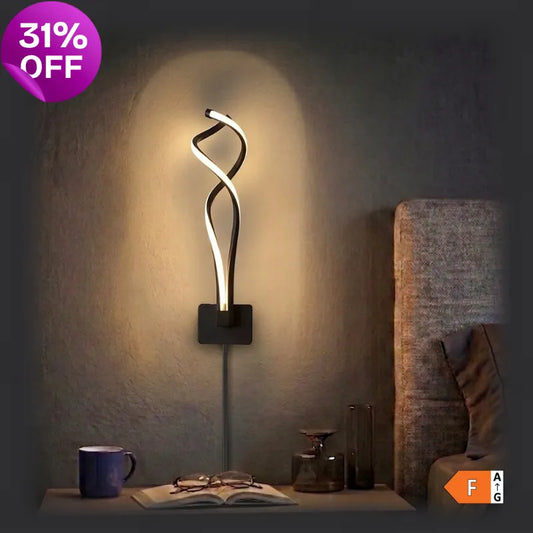 Flame Twist Wall Lamp