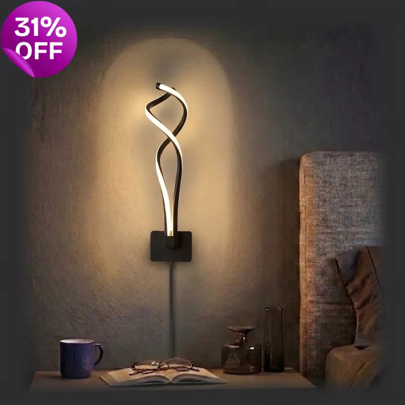 Flame Twist Wall Lamp
