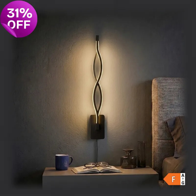 Vortex Spiral Wall Lamp