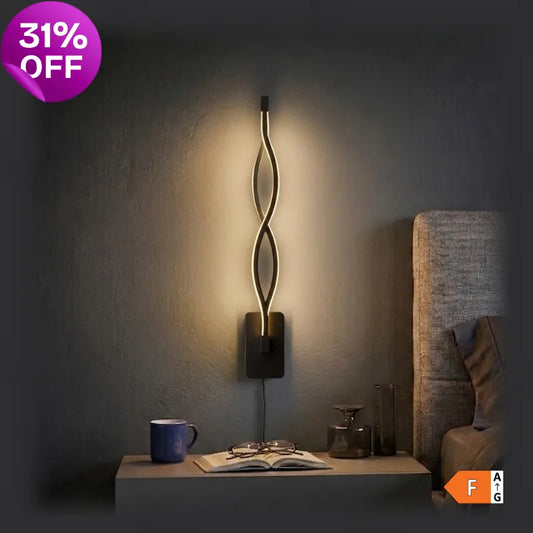 Vortex Spiral Wall Lamp