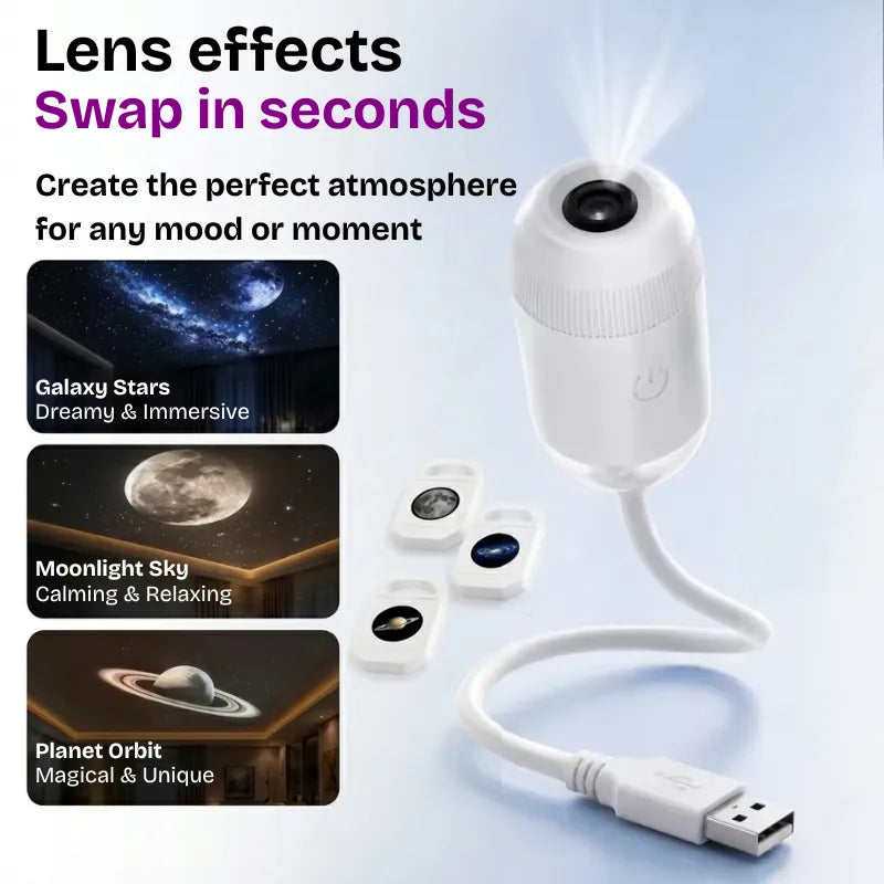 USB Galaxy Projector